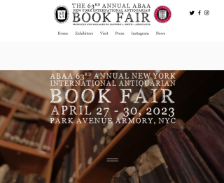 ABAA New York International Antiquarian Book Fair
