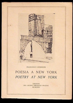 Item #10671 Poesia a New York, Poetry at New York. Francesco Gurrieri
