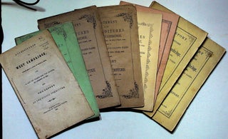 Item #10717 Statement of the Expenditures of West Cambridge. 8 volumes. Unknown