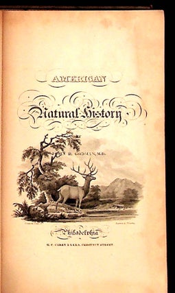 Item #10873 American Natural History: Volume II, Part I.- Mastology. John D. Godman