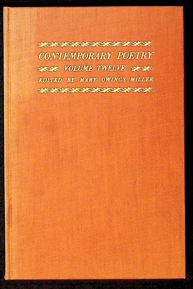 Item #11901 Contemporary Poetry Volume 12. Mary Owings Miller.