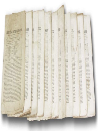 Item #11999 Friends' Intelligencer. 11 Issues from Volume XX: Numbers 1, 2, 5, 8, 10, 13, 15, 18,...