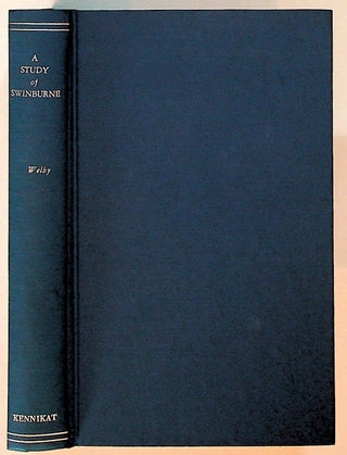Item #12442 A Study of Swinburne. T. Earle Welby
