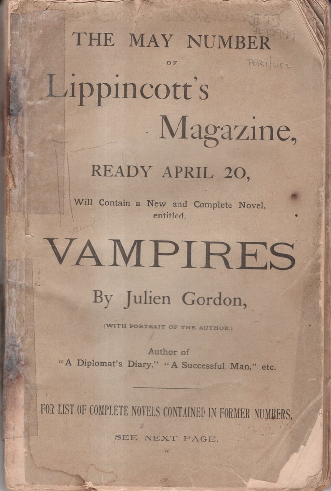 Item #12949 Lippincott's Monthly Magazine. April, 1891. Maidens Choosing. Ellen Olney Kirk.