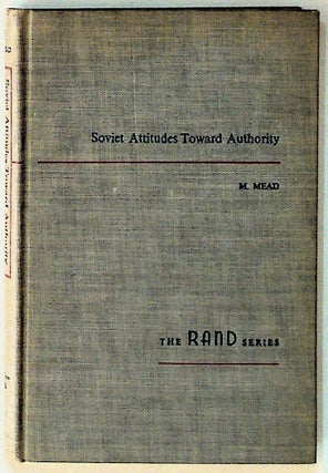 Item #14315 Soviet Attitudes Toward Authority: An Interdisciplinary Approach to Problems of...