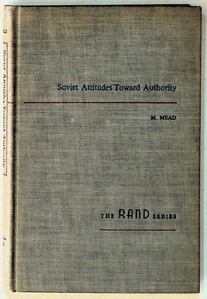 Item #14315 Soviet Attitudes Toward Authority: An Interdisciplinary Approach to Problems of...