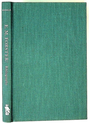 Item #15159 E.M. Forster. An Annotated Bibliography of Secondary Materials. Alfred Borrello