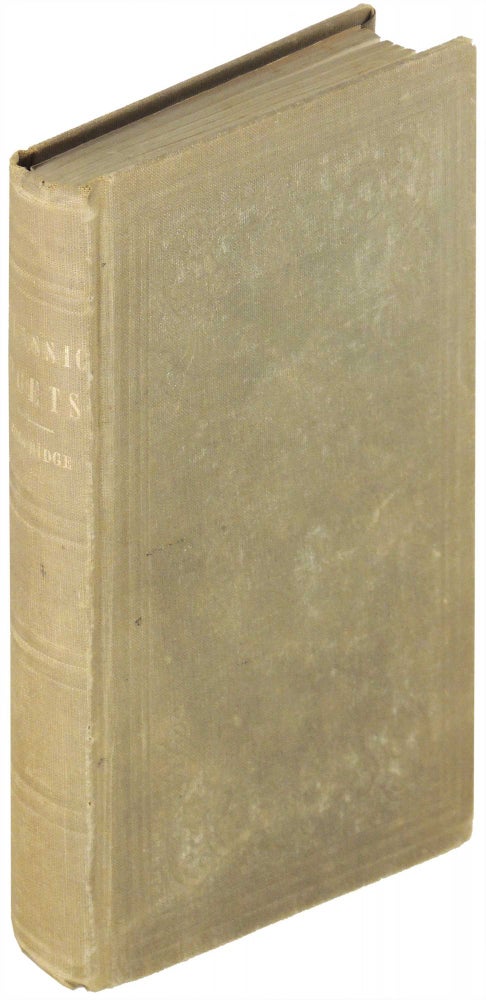 Item #18021 Introductions to the Study Of the Greek Classic Poets Designed Principally for the Use of Young Persons at School and College. Henry Nelson Coleridge.