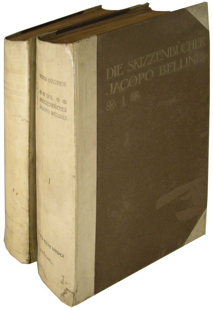 Item #1832 Die Skizzenbucher Jacopo Bellinis. Dr. Victor Golubew, ed.