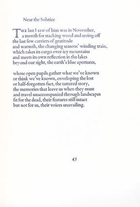 Lenten Anniversaries: Poems 1982-1989