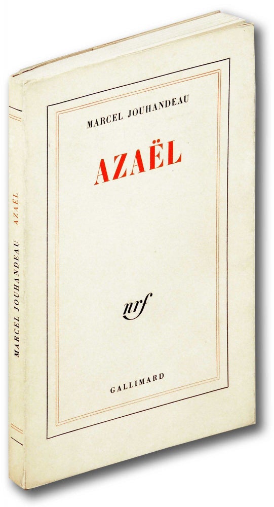 Item #19496 Azael. Marcel Jouhandeau.