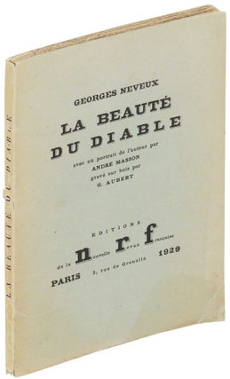 Item #19498 La Beaute Du Diable. Georges Neveux