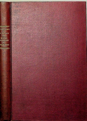 Item #19516 La Preface Des Etudes Francaises et Etrangeres. Un Manifeste Du Romantisme. D'Emile...