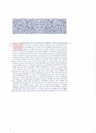 Item #20114 Bibliotheque National de Vienne: Manuscrit 2597: Livre du cuer d'amours espris. ...