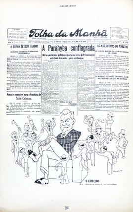 Primeira Pagina. Folha de S. Paulo