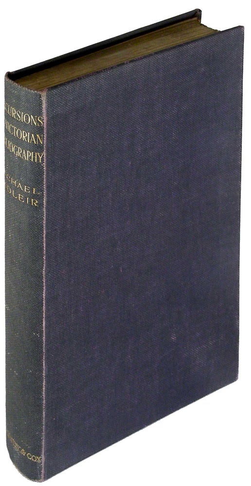 Item #20735 Excursions in Victorian Bibliography. Michael Sadleir.