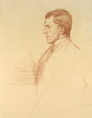 Item #21394 Portrait of Stephen Phillips (lithograph). William Rothenstein