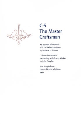 C-S The Master Craftsman