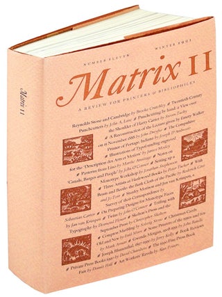 Item #22957 Matrix 11. Whittington Press