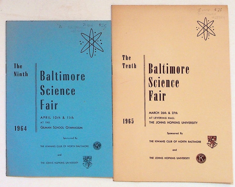 Item #23724 Two Programs from The Baltimore Science Fair, 1964 and 1965. Unknown.