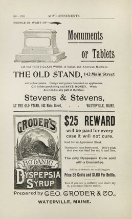 Turner's Skowhegan, Norridgewock and Madison Directory of the Inhabitants, Institutions, Manufacturing Establishments, Business Firms, Societies, County Census, Etc.