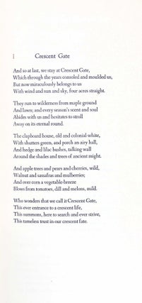 Beyond Crescent Gate: Fifteen American Poems