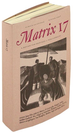 Item #24295 Matrix 17 A Review for Printers & Bibliophiles. Whittington Press