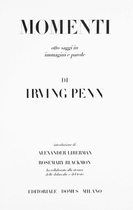 Momenti: Otto Saggi in Immagini e Parole [Italian Edition of Moments Preserved]