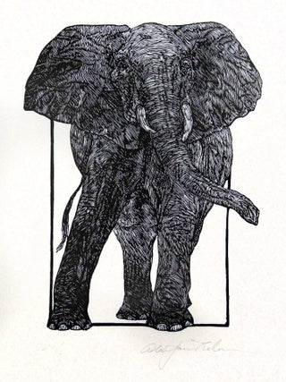 An Odd Bestiary, or a compendium of instructive and entertaining descriptions of animals, culled from five centuries of travelers' accounts, natural histories, zoologies, &tc., by authors famous and obscure, arranged as an Abecedary. Designed and illustrated by Alan James Robinson text compiled and annotated by Laurie Block. 2 Volumes