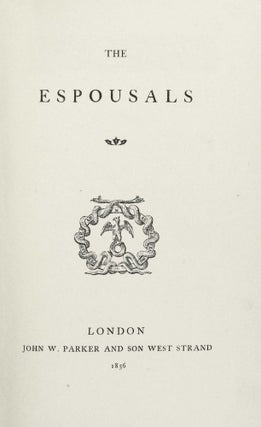 The Angel of the House and Espousals 2 Volumes