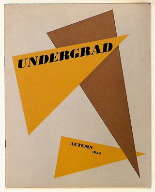 Item #26071 The Undergrad. A Literary Magazine Which is Produced in the Autumn and Spring by the...