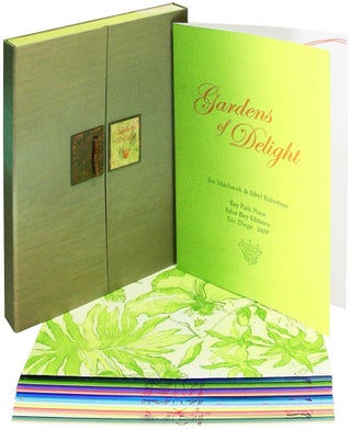 Item #26103 Gardens of Delight. Bouquets of Flora and Botanical Poetry. Bay Park Press, Sibyl...