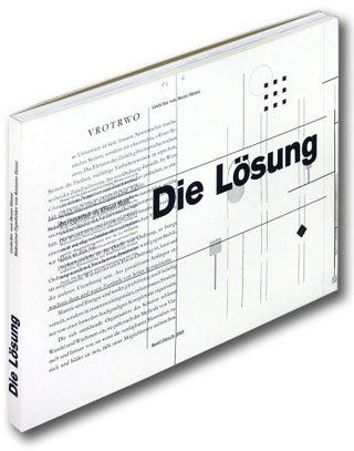 Item #26288 Die Lösung: Makulatur Typobilder or The Solution: 6 Waste Paper Typographic...