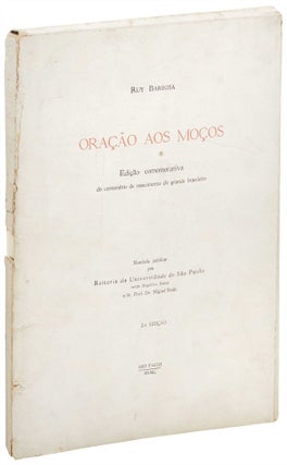 Item #26554 Oracao aos Mocos. Edicao comemorativa do centenario de nascimento do grande...