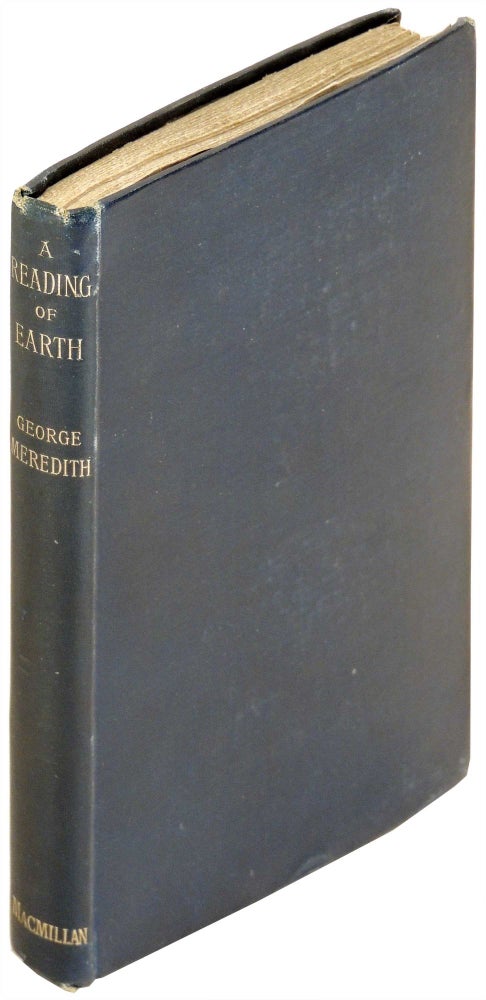 Item #26623 A Reading of Earth. George Meredith.
