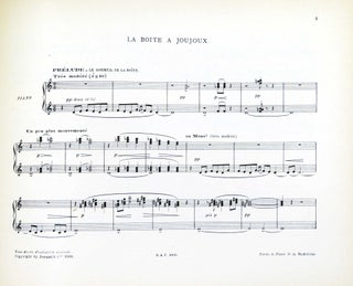 La Boite a Joujoux. Ballet pour Enfants