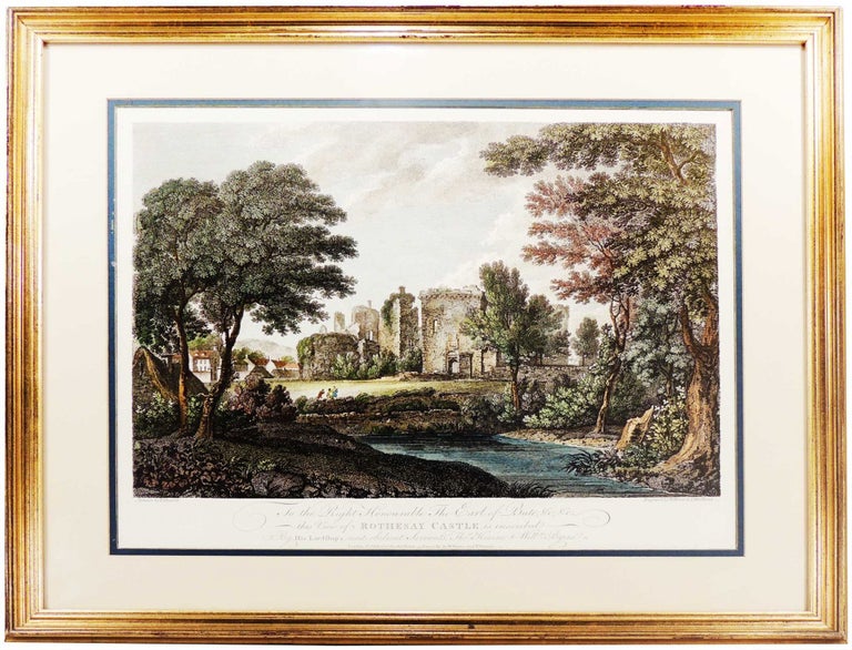 Item #26806 Framed Print of Rothesay Castle in Scotland. Unknown.