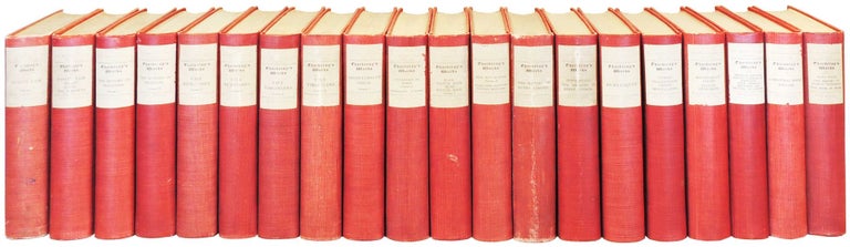 Item #26910 Thackeray's Works. 20 volume set. William M. Thackeray.