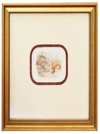Item #27123 Leaf from Beatrice Potter's Squirrel Nutkin. Frederick Warne