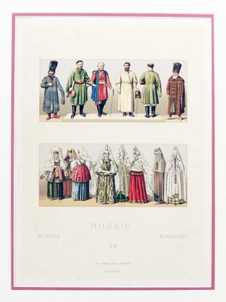 Item #27156 Leaf from Le Costume Historique. Charles Auguste Albert Racinet