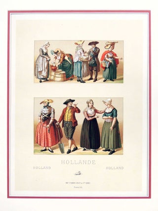 Item #27158 Leaf from Le Costume Historique. Charles Auguste Albert Racinet