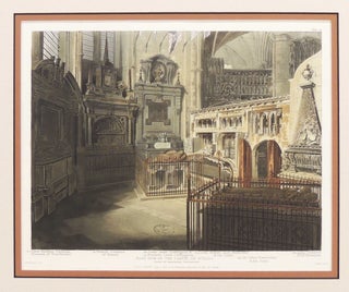 Item #27245 Aquatint-Engraving of the East Side of the Chapel of St. Paul from The History of the...
