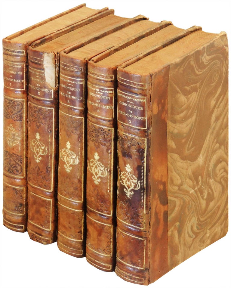 Item #27289 Chroniques de L'Oeil-de-Boeuf. 5 volumes. G. Touchard-Lafosse.