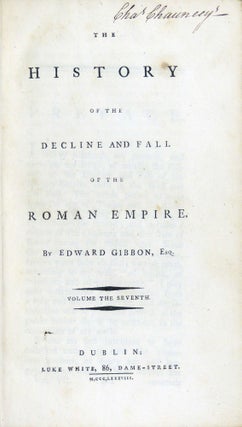 The History of the Decline and Fall of the Roman Empire. 10 volumes.