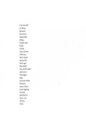 When I'm on the table saw at work, I grieve for you my love (Northern Love Poems)