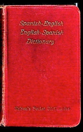 Item #27707 New Pocket Dictionary of the Spanish and English Languages. Unknown