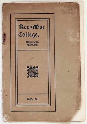 Item #27924 Forty-Ninth Catalogue of the Officers and Students of Kee Mar College and Music and...