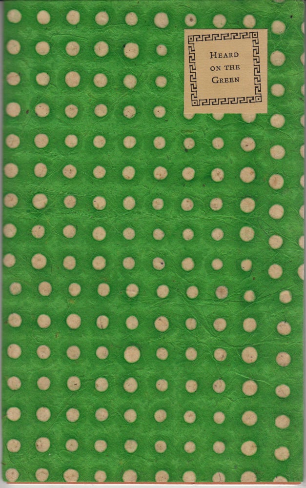 Item #28119 Heard on the Green: A Schoolday Anthology. Incline Press, Oliver Clark, compiler.