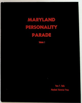 Item #28142 Maryland Personality Parade Volume I. Vera F. Rollo