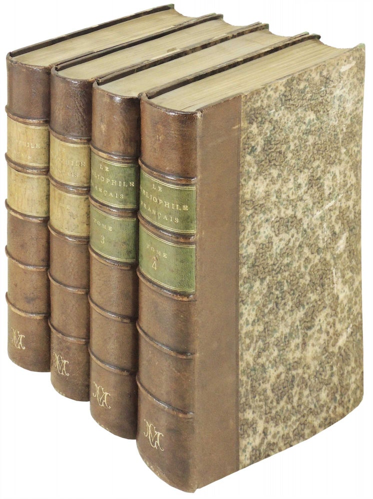 Item #28219 Le Bibliophile Francais: Gazette Illustree des Amateurs de Livres, d'Estampes et de Haute Curiosite Volumes I-IV. Unknown.